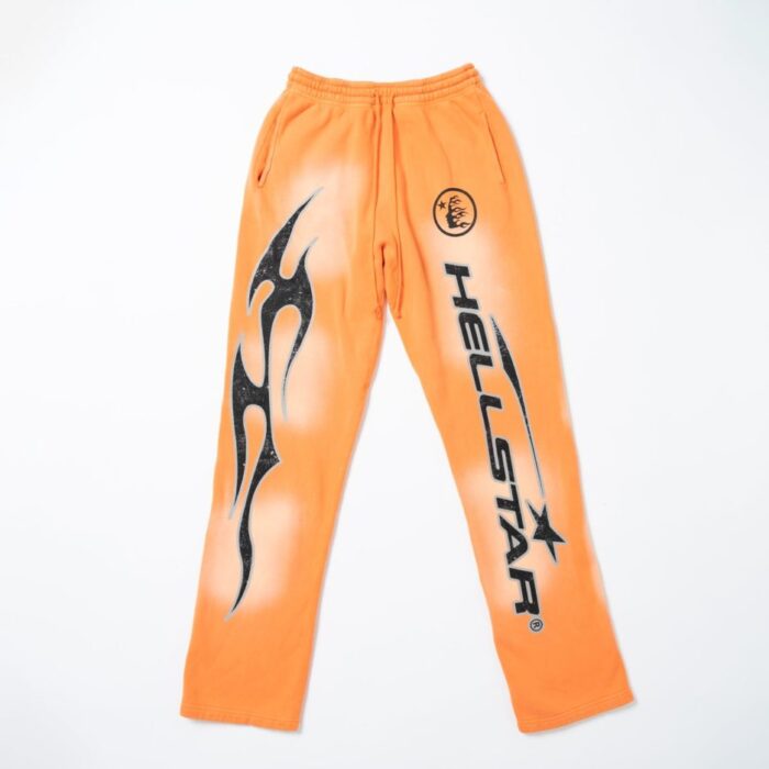 Fire Orange Hellstar Sweatpants